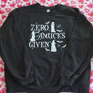 Gildan Black Graphic Women's Sweatshirt